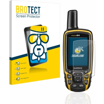 Afbeelding van BROTECT Screenprotector voor Garmin GPSMAP 64 Folie Beschermfolie Beschermglas transparant