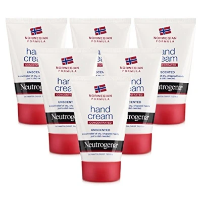 Afbeelding van X6 Neutrogena Noorse formule, handcrème, ongeparfumeerd, concentraat, 50 ml, reisformaat