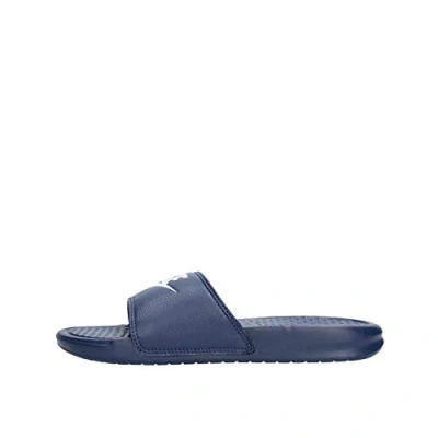 Image de Nike Homme Benassi Jdi 343880 Claquette, Bleu Midnight Navy Windchill 403, 45 EU