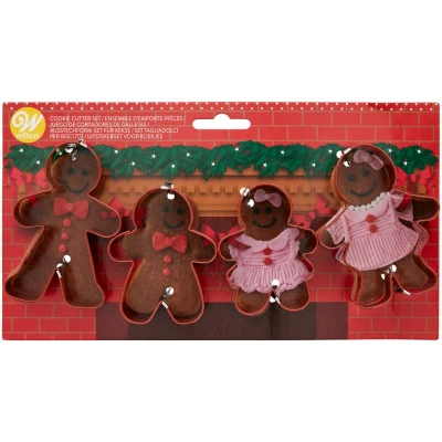 Afbeelding van Wilton Uitsteker Gingerbread Set/4
