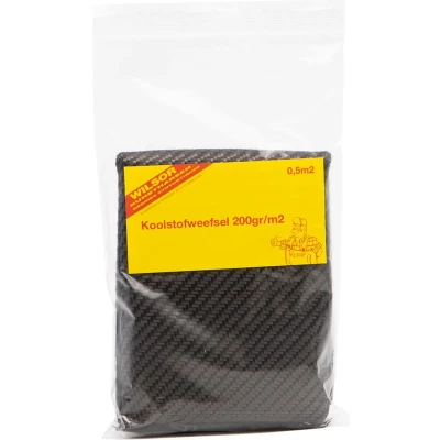 Afbeelding van Wilsor Glas Mat Koolstofweefsel 0.5m2