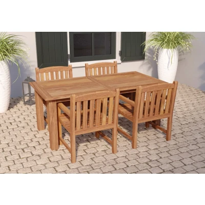 Afbeelding van Teak tuintafel 180x90cm