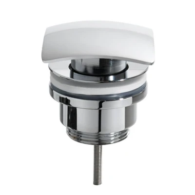 Afbeelding van Wiesbaden luxe vierkante clickwaste 5/4&#039;&#039; chroom