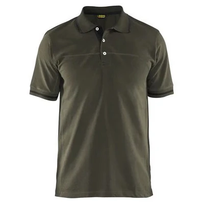 Image de Blåkläder Poloshirt unite zwart groen, maat 4XL, Geschikt voor Veehouderij
