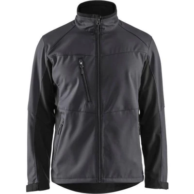 Afbeelding van Blaklader Softshell Jack 4950 2516 Mannen Grijs/Zwart XS