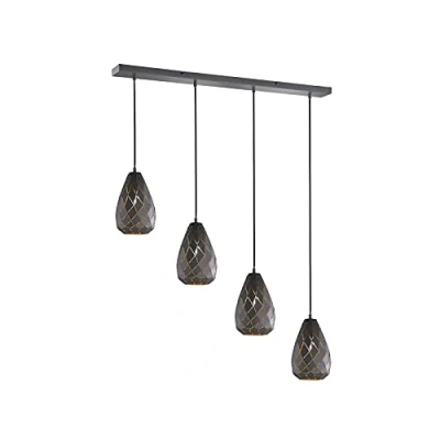 Afbeelding van TRIO ONYX Hanglamp Antraciet excl. 4x E27 42W