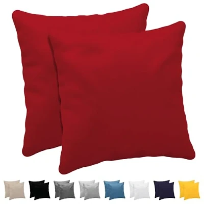 Afbeelding van Dreamzie Kussensloop, 40 x cm (2 stuks), 100% katoen jersey, 150 g/m², zwart, kussensloop cm, duurzame en hypoallergene kussenovertrek voor hoofdkussens