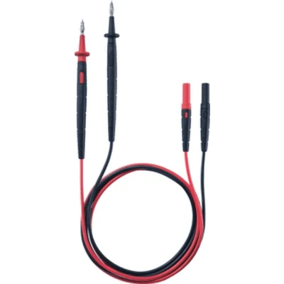 Afbeelding van testo 0590 0012 Veiligheidsmeetsnoerenset Stekker 4 mm Testpunt, Banaanstekker 1.25 m Zwart, Rood 1 stuk(s)