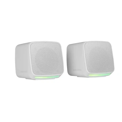 Afbeelding van MARSGAMING MS Pro, compacte luidsprekers, 10 W, dynamische RGB Flow verlichting, pc luidspreker met besturingsbehuizing en 3,5 mm jack ingang, gaming compatibel