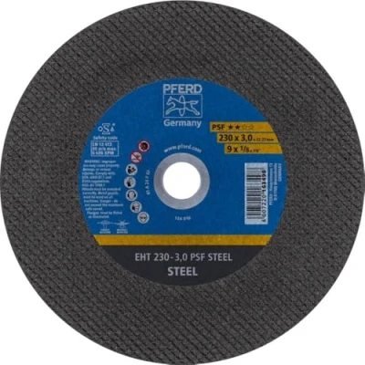Afbeelding van PFERD PSF STEEL 69198291 Doorslijpschijf recht 230 mm 5 stuk(s) Staal