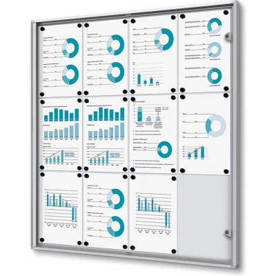 Afbeelding van Indoor Vergrendelbaar Notitiebord Economy SCXS 12x A4 B1 Gecertificeerd Syna SCXS12XA4B1