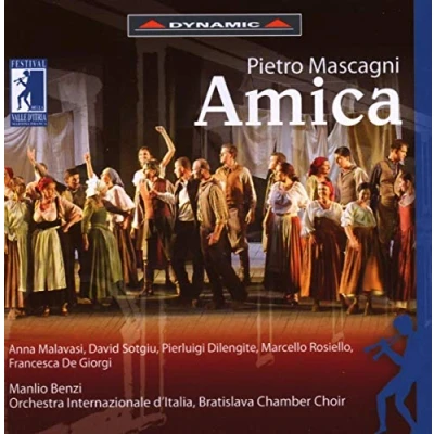 Afbeelding van Bratislava Chamber Choir, Orchestra Internationale D&#039;Italia, Manlio Benzi Mascagni: Amica (CD)
