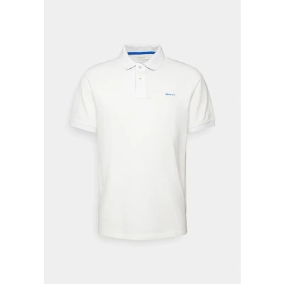 Afbeelding van Gant Heren Polo SS Regular Fit Contrast Pique Rugger Wit Maat 5XL