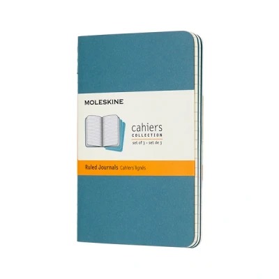 Image de Cahier ligne poche brisk bleu set de 3