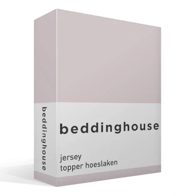 Afbeelding van Beddinghouse Topper Hoeslaken Jersey Pink 160 x 200/220