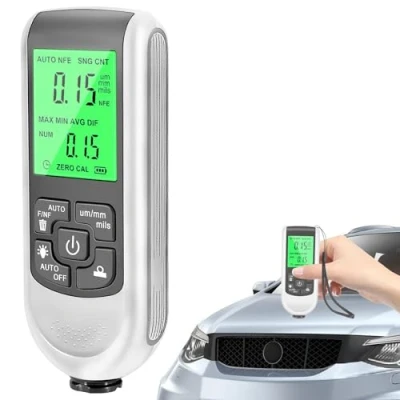 Afbeelding van Auto lakdiktetester met digitale lcd achtergrondverlichting, voor auto, meetbereik van 0 tot 2000 um