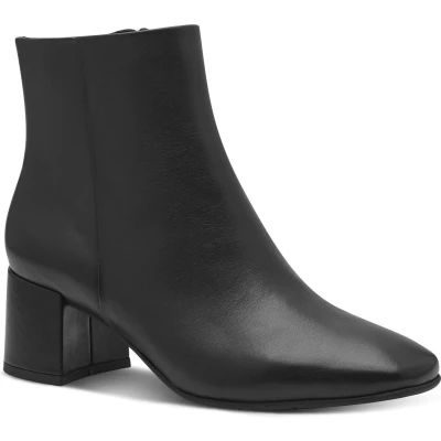 Afbeelding van Marco Tozzi SOFT Irina Korte laarzen, Dames, Maat: 38, Black Leer