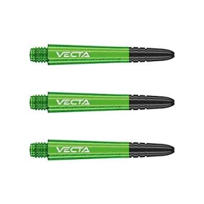 Afbeelding van WINMAU Vecta Dartschachten Groen, Tussenliggend 1 set per pakket (3 dartvluchten in totaal)