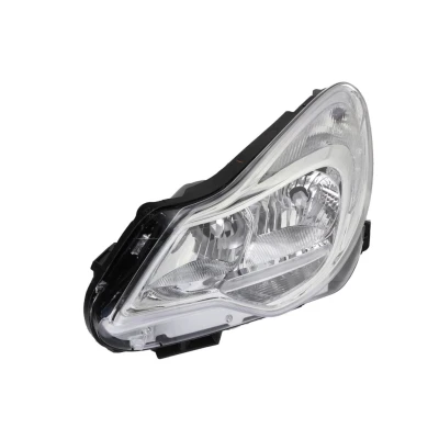 Afbeelding van ALKAR 2755421 Koplampen Links H1, PY24W, H7, W21/5W Chroom Met daglicht elektromotor OPEL: Corsa D Hatchback