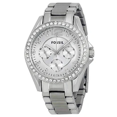 Afbeelding van Fossil dames Riley horloge ES3202 in de kleur Zilver