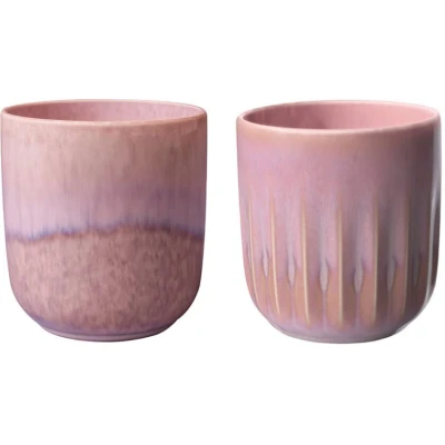 Afbeelding van Villeroy &amp; Boch Perlemor Coral Beker Set 2 delig