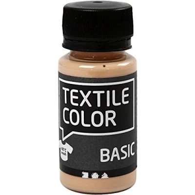 Afbeelding van Creotime Textielverf Basic 50 ml beige Licht