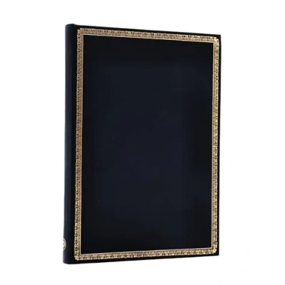 Afbeelding van Notitieboek PB Black Edition Midi lijn