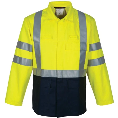 Afbeelding van HAVEP Werkjas Multi Protector 30008 Fluo Geel/Dark Navy 46