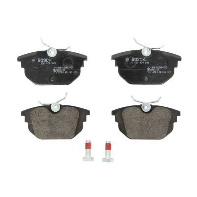 Afbeelding van BOSCH 0 986 424 545 Remblokkenset Low Metallic Met schroeven toebehoren ALFA ROMEO: Spider, GTV, 145, FIAT: Punto I Hatchback, Barchetta