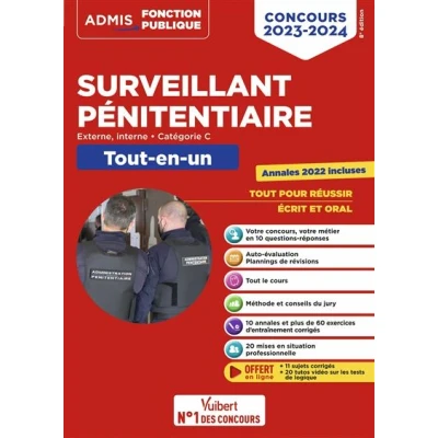 Image de Concours Surveillant pénitentiaire Catégorie C Tout en un