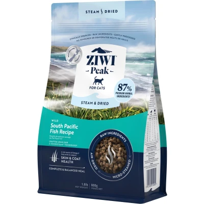 Afbeelding van Ziwi Peak Steam &amp; Dried kattenvoeding Vis 800 gr.