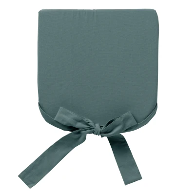 Afbeelding van Dutch Decor JAVA Stoelkussen met lint Sagebrush Green 40x40 cm groen