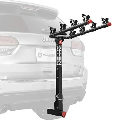Afbeelding van Allen Sports Fietsendrager voor montage op trekhaak, afsluitbaar, 4 luxe fietsen, model 542QR