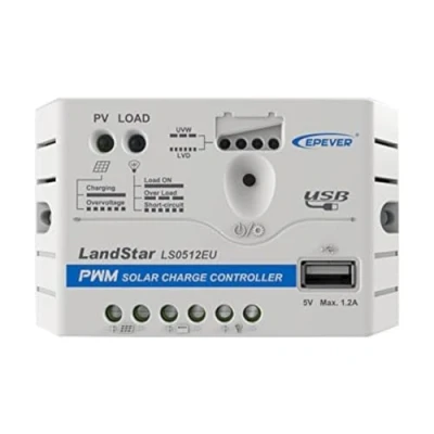 Afbeelding van EPEVER® PWM LS1012EU Solar laadregelaar 10A 12V USB