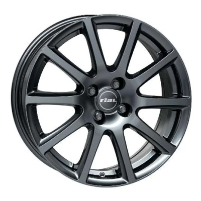 Afbeelding van RIAL 4 gat 17duim 100mm lichtmetalen Velg Milano titanium MI70744A22 5