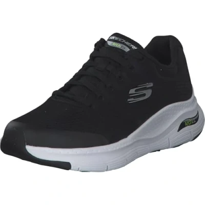 Afbeelding van Skechers Track Scloric Sneakers laag, Heren, Maat: 44, Black/red Leer en textiel