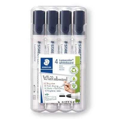 Afbeelding van Staedtler Lumocolor 351 WP4 9X whiteboard marker, 4 markers, 1 stuk