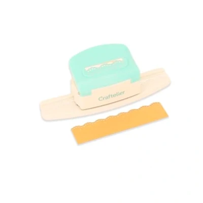 Afbeelding van Craftelier Drukhendelperforator voor het stansen van blonde randen op papier en karton speciaal scrapbooking knutselwerk