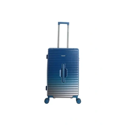 Image de Saxoline Blue Elite Trunk Valise de voyage 65 cm Moyenne 8 Roues