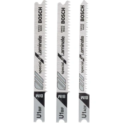 Afbeelding van Bosch Accessories 2609256789 3 delig Decoupeerzaagbladen set U schacht stuk(s)