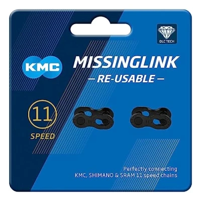Afbeelding van Kettingschakel 11 speed KMC DLC 5.65 mm herbruikbaar (2 stuks)