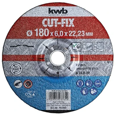 Afbeelding van KWB Cut Fix Afbraamschijf Metaal Ø 178 x 6 22 mm