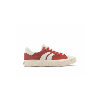 Afbeelding van Palladium Sneakers laag, Maat: 44, Red Textiel