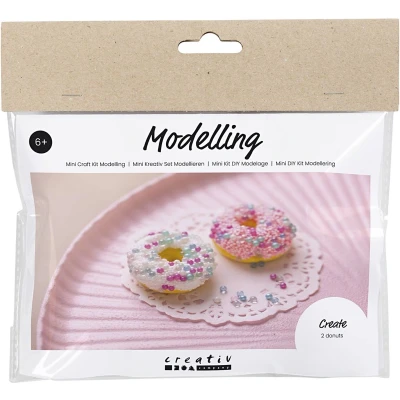 Afbeelding van Creativ Company Mini Hobbyset Boetseren Donuts
