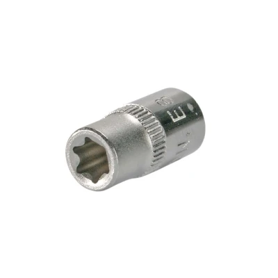 Afbeelding van SW Stahl 05462L Steeksleutelelement 1/4 E profiel E8 Chroom vanadium staal Buiten Torx