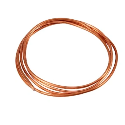 Afbeelding van Zachte koperen buis, ronde 2 m, OD 4 mm x ID 3 mm, voor hydraulisch koelsysteem