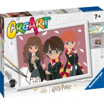 Afbeelding van Ravensburger CreArt Harry Potter The Magical Trio Schilderen op nummer voor kinderen