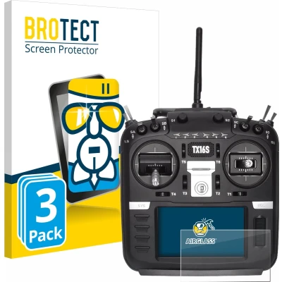 Afbeelding van BROTECT Screenprotector voor Radiomaster TX16S Folie Beschermfolie Beschermglas transparant (3 Stuks)