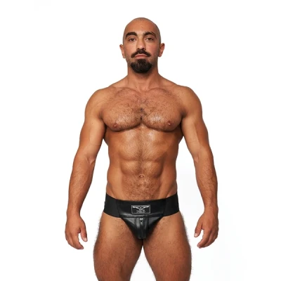 Afbeelding van Mister B Leren Premium Jockstrap Zwart