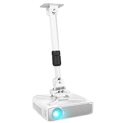 Afbeelding van Duronic PB06XL Beamer Beugel Projector Houder Voor Plafond Muur Bevestiging 13,6 kg Draagcapaciteit Stevige Ophang Presentaties Kantoor Vergaderzaal Thuisbioscoop Games